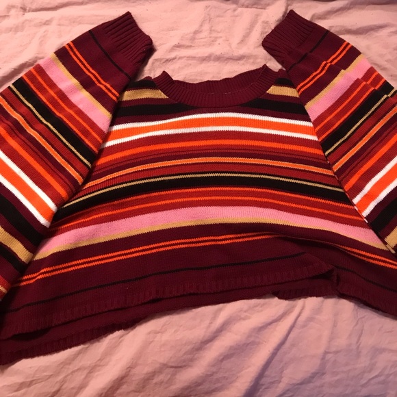 Stripe crop sweater - Picture 3 of 4